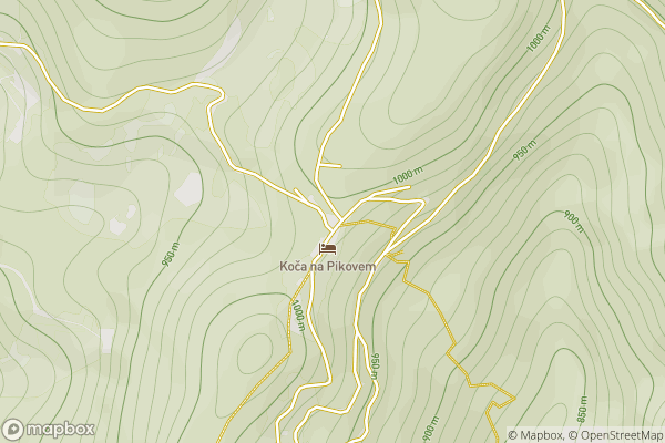 static Mapbox map