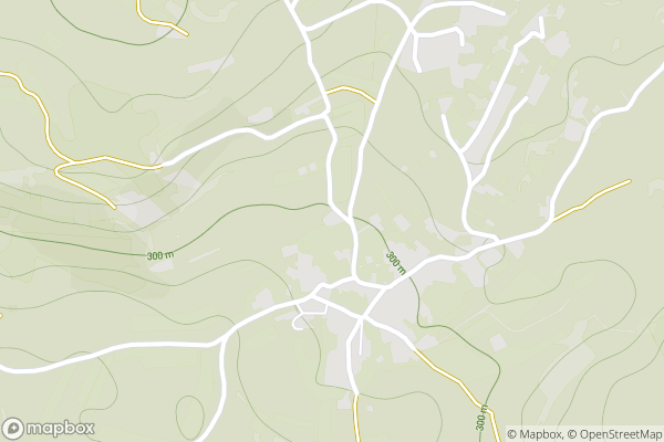 static Mapbox map