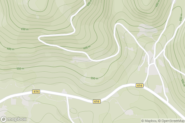 static Mapbox map