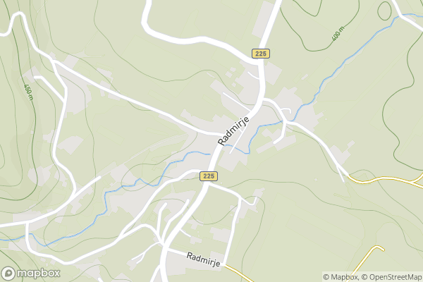 static Mapbox map