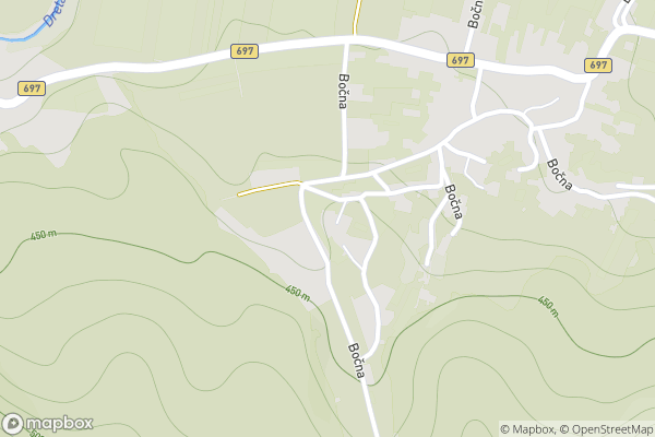 static Mapbox map
