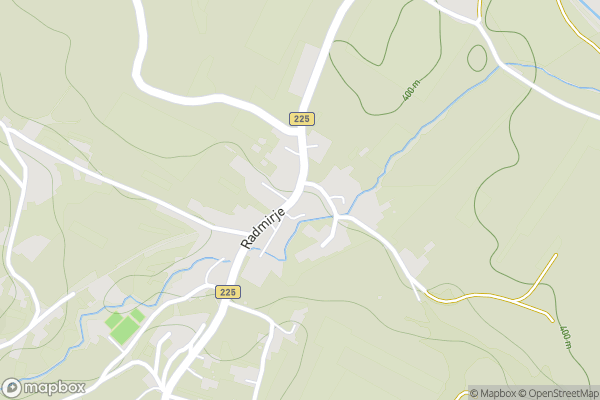 static Mapbox map