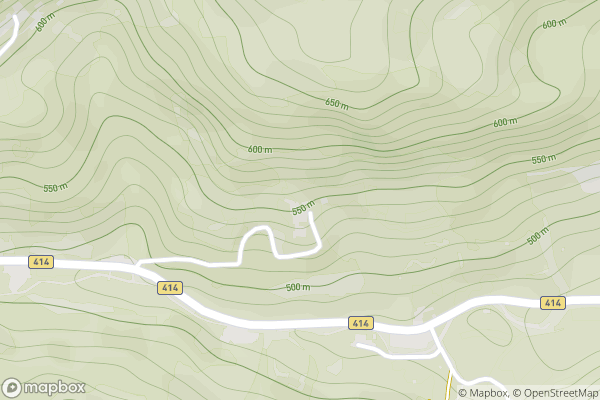 static Mapbox map