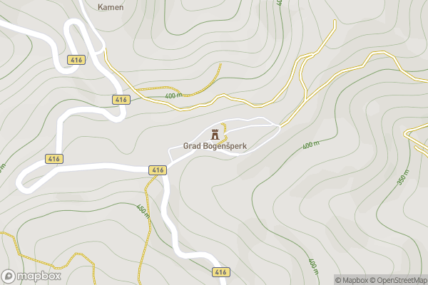 static Mapbox map