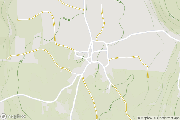 static Mapbox map