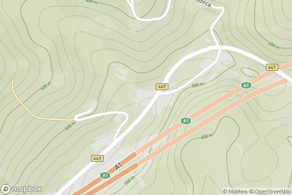static Mapbox map