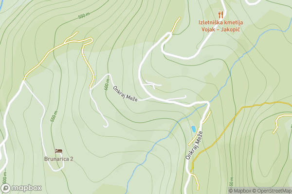 static Mapbox map