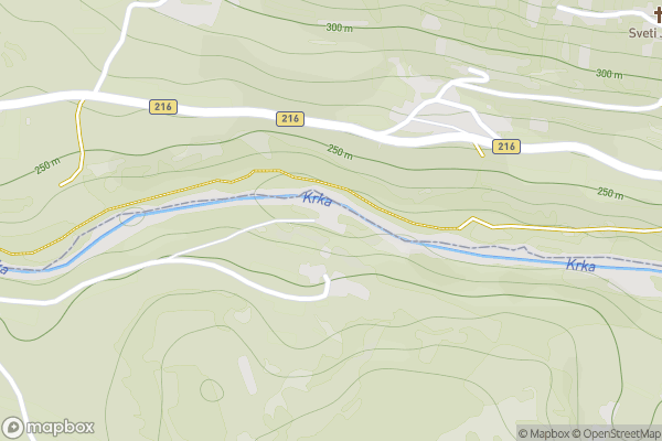 static Mapbox map