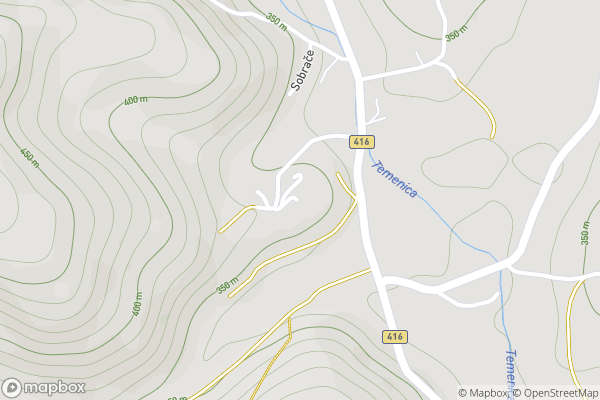 static Mapbox map