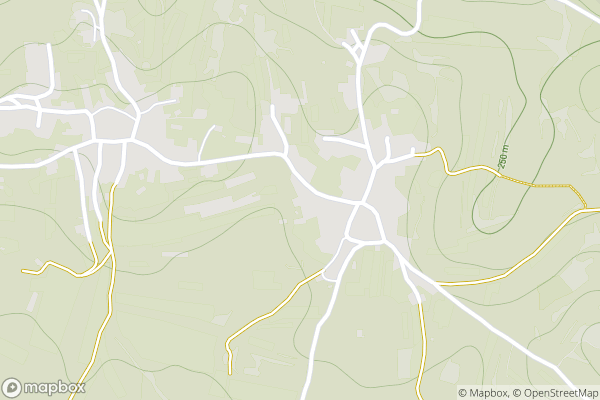 static Mapbox map