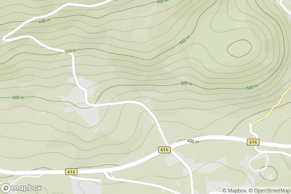 static Mapbox map