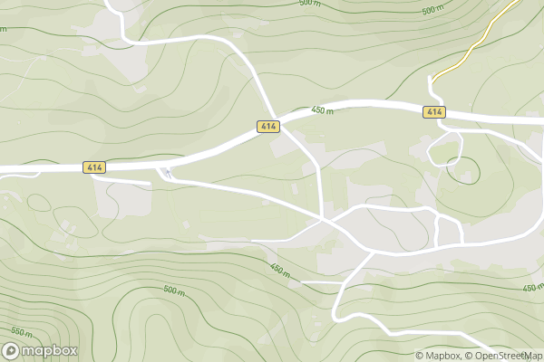 static Mapbox map