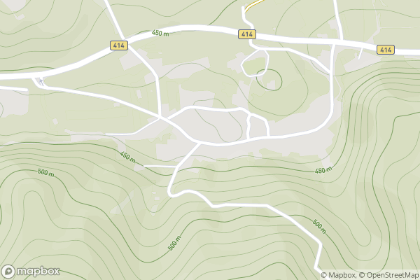 static Mapbox map