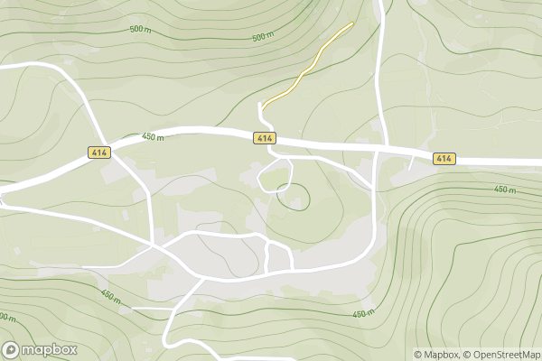 static Mapbox map