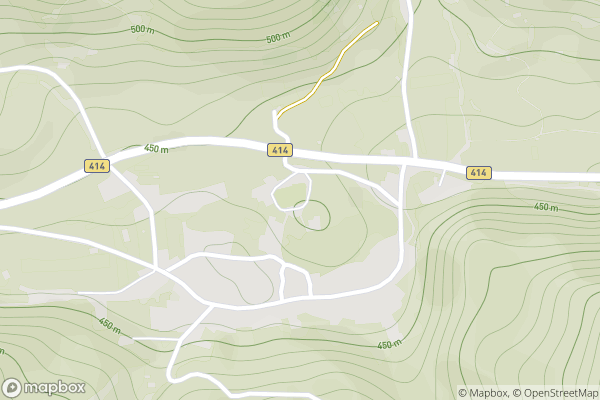 static Mapbox map