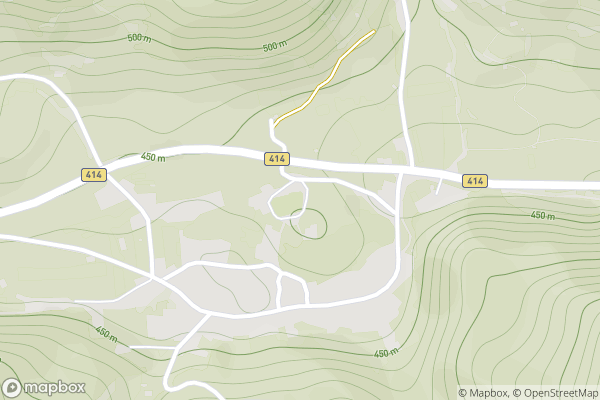 static Mapbox map