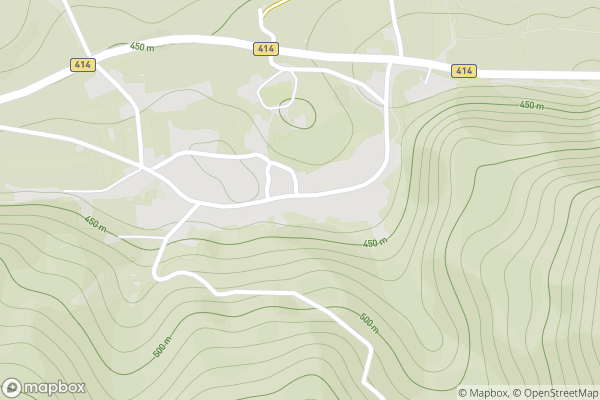 static Mapbox map