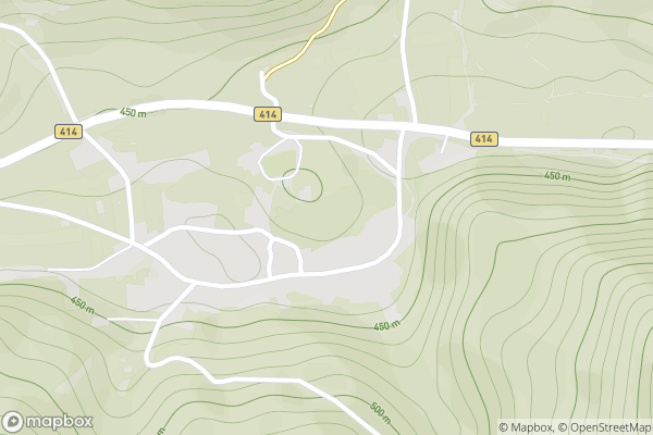 static Mapbox map