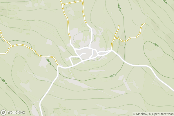 static Mapbox map