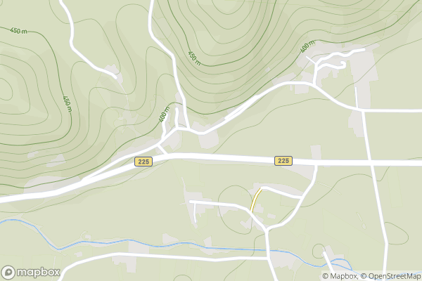 static Mapbox map