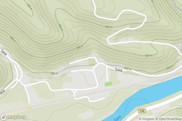 static Mapbox map