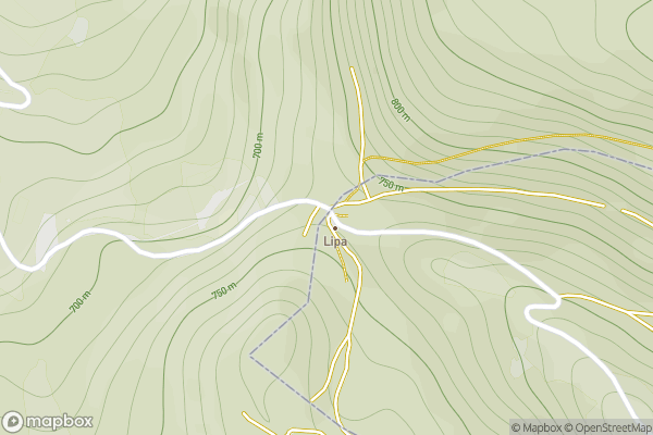 static Mapbox map