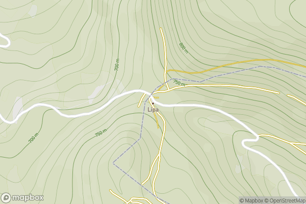 static Mapbox map
