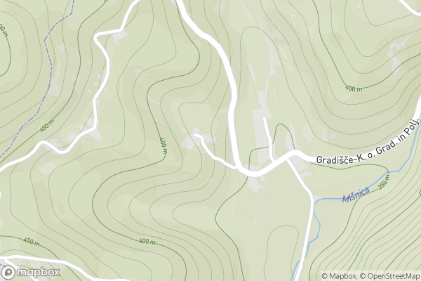 static Mapbox map