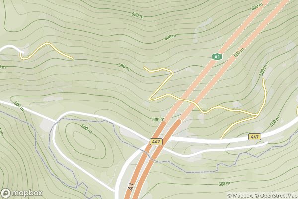 static Mapbox map