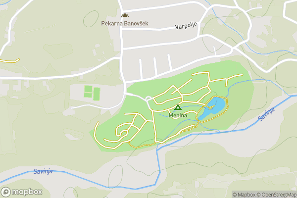 static Mapbox map