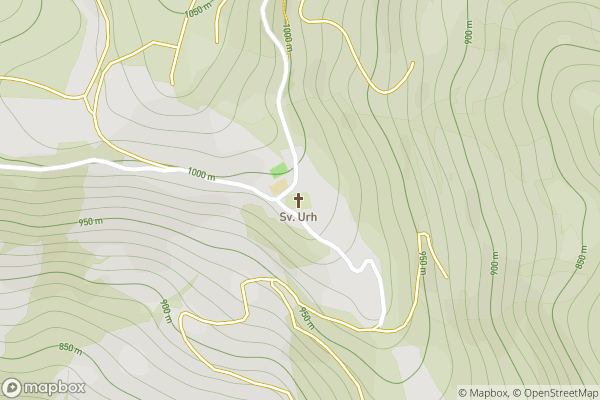 static Mapbox map