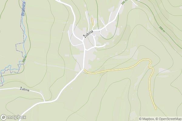 static Mapbox map