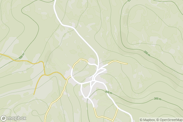 static Mapbox map