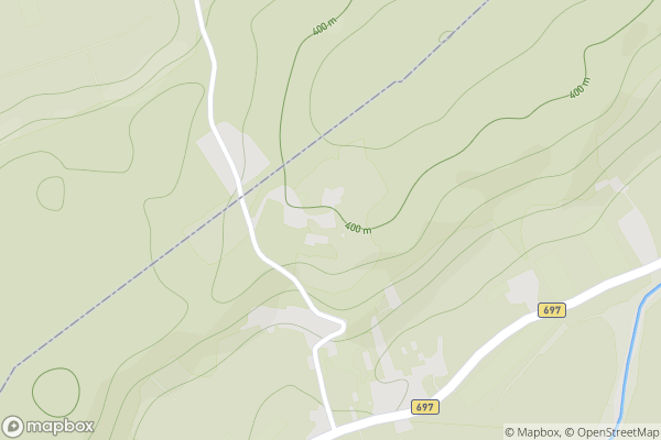static Mapbox map