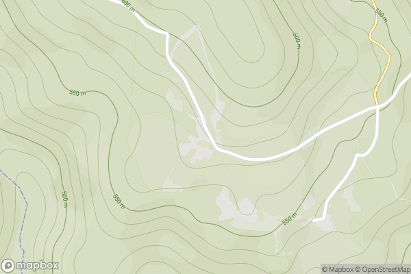 static Mapbox map
