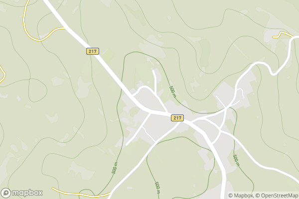 static Mapbox map