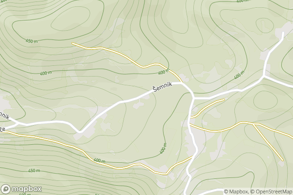 static Mapbox map
