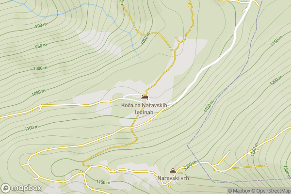 static Mapbox map