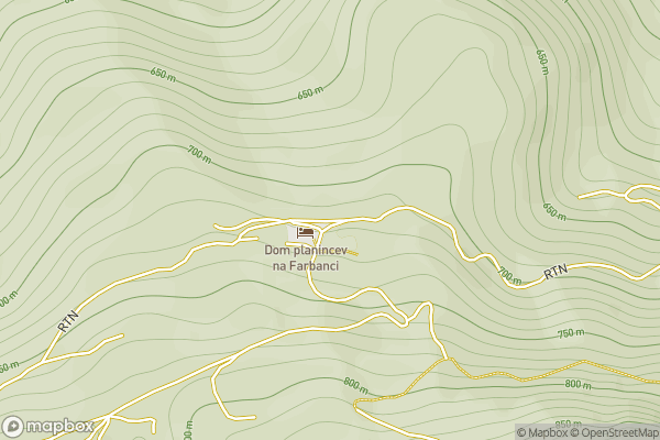 static Mapbox map