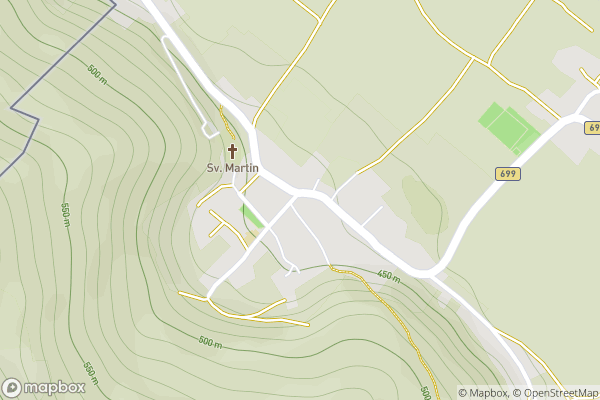 static Mapbox map