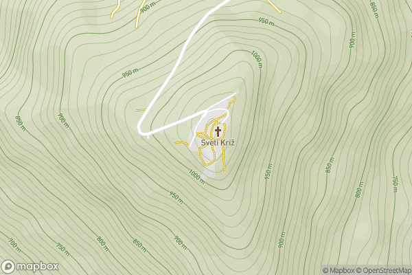 static Mapbox map
