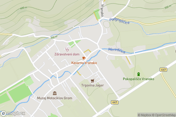static Mapbox map