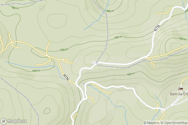 static Mapbox map