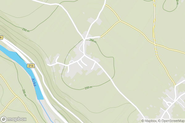 static Mapbox map