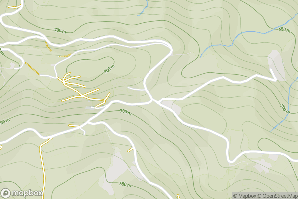 static Mapbox map