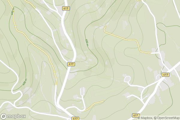 static Mapbox map