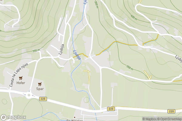 static Mapbox map