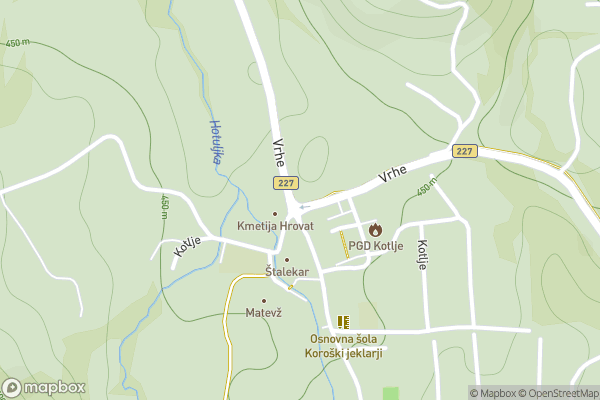 static Mapbox map