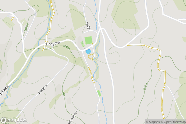 static Mapbox map