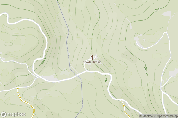 static Mapbox map